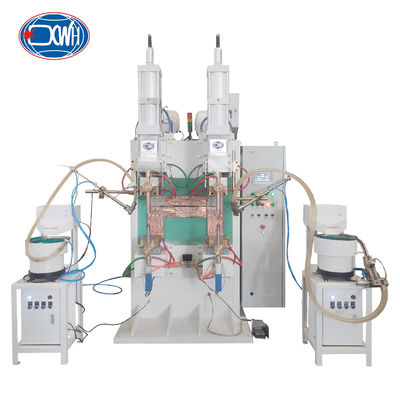 Bom preço. Capacitive Discharge Nut Spot Welding Machine With Two Vibratory Bowl Feeder em linha