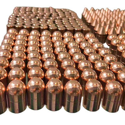 Bom preço. Costume de solda dos tampões do elétrodo da ponta da solda de ponto da resistência para a máquina da solda de ponto on-line