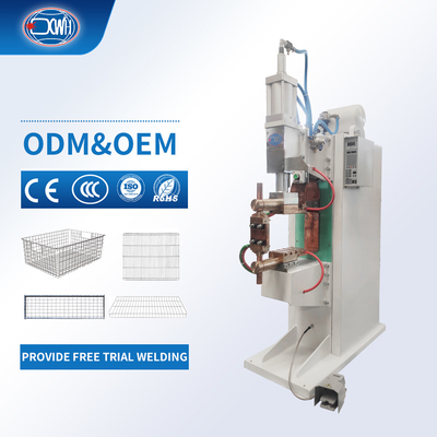 Bom preço. Máquina de soldadura de rede de arame de aço com projeção de malha de arame de aço com cabeça única de linha pneumática on-line