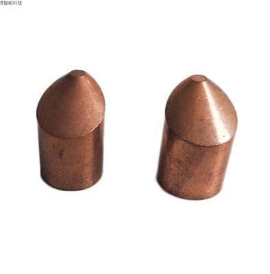 Bom preço. Elétrodos de cobre afilados da solda de ponto, peças da soldadura de ponto de CuCrZr on-line