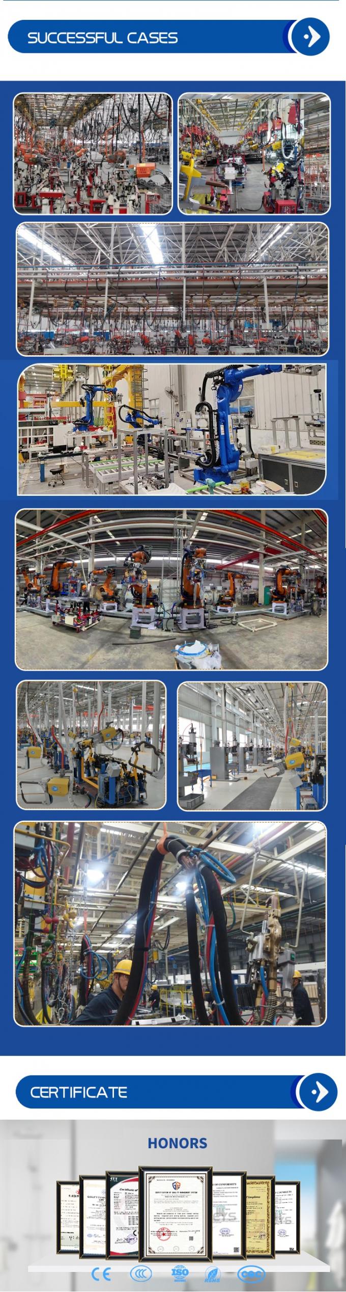 Máquina de soldadura automática de ponto de alimentação para tampa final do absorvedor de choques 13