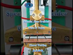 Soldar fios e tubos galvanizados com soldadora em fila